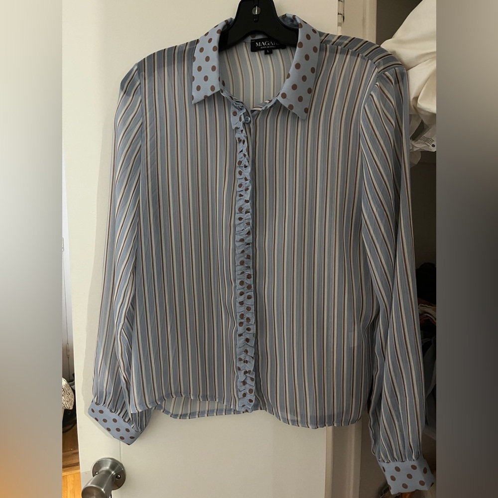 Magari Women’s Sheer Blouse